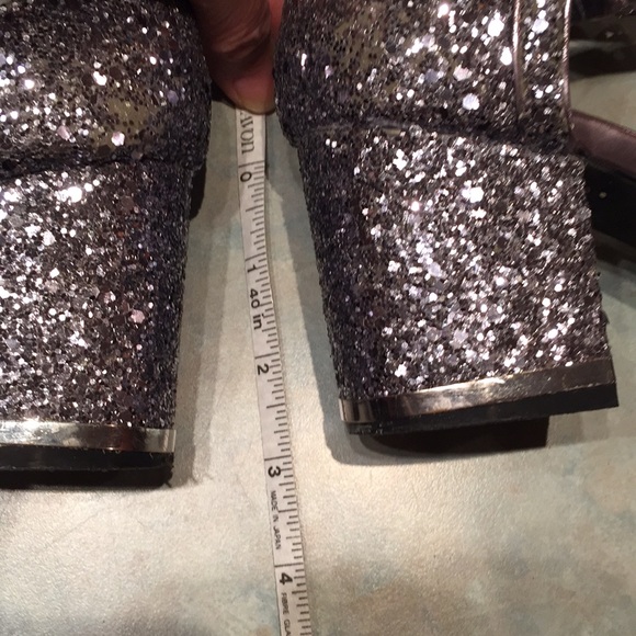 Topshop silver sparkly heels - Picture 4 of 10